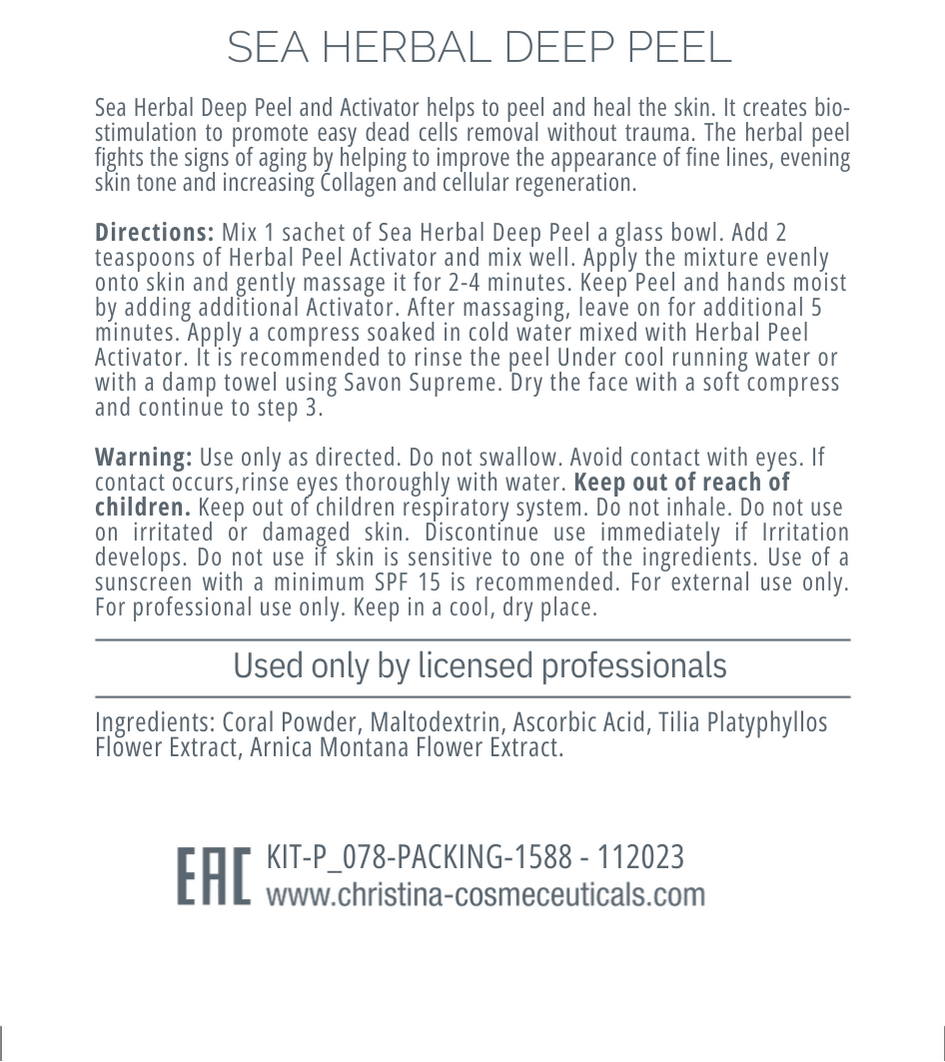 Zestaw do peelingu (20sachet+2activ)