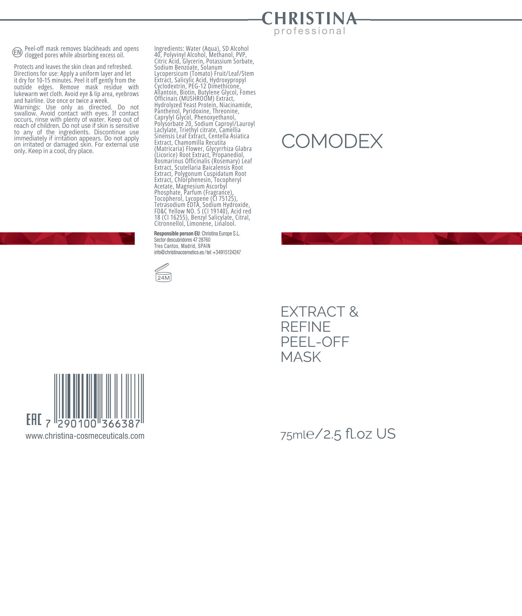 Extract & Refine Peel-Off Mask