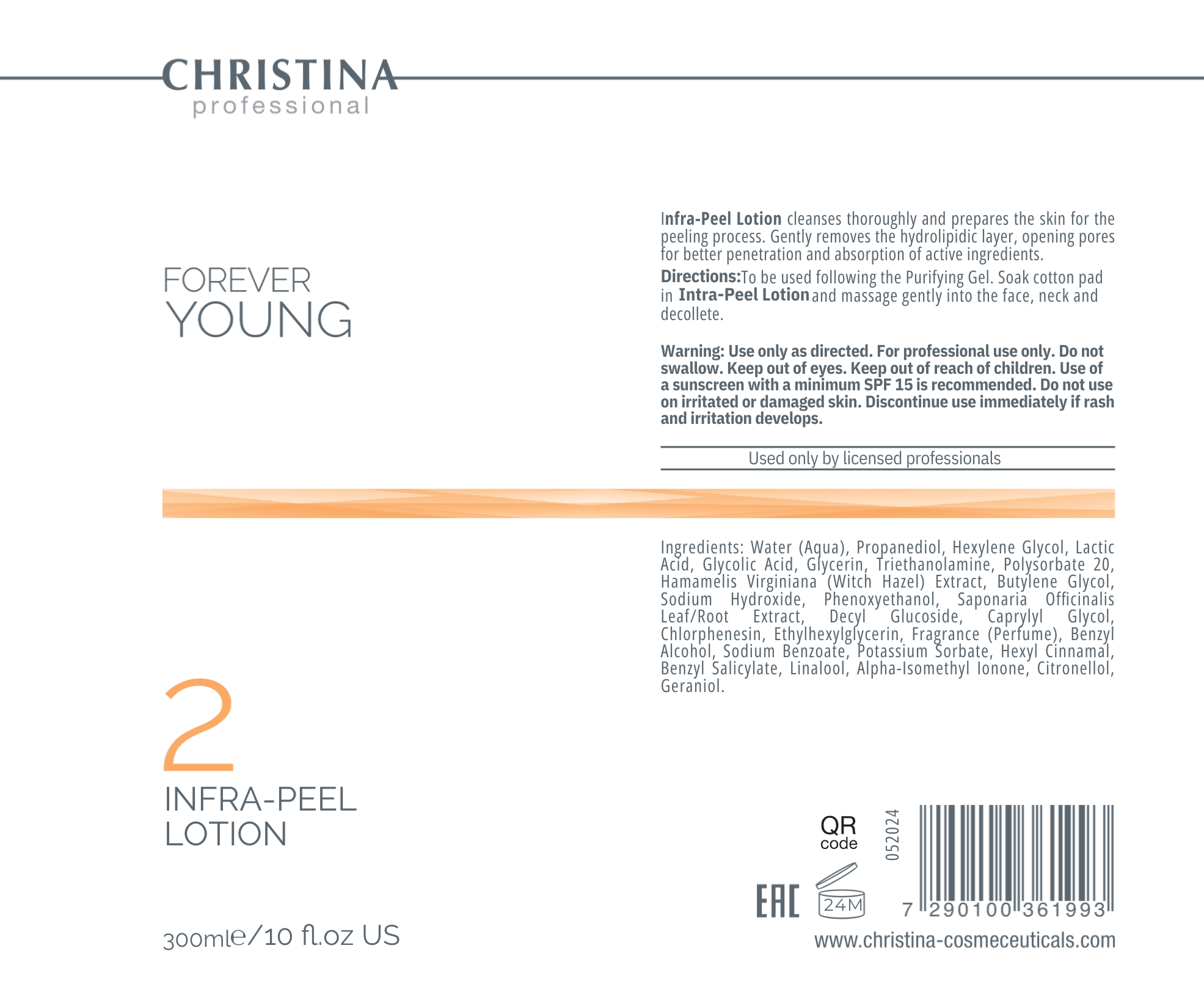 Lotion przygotowujący skórę do peelingu (krok 2)