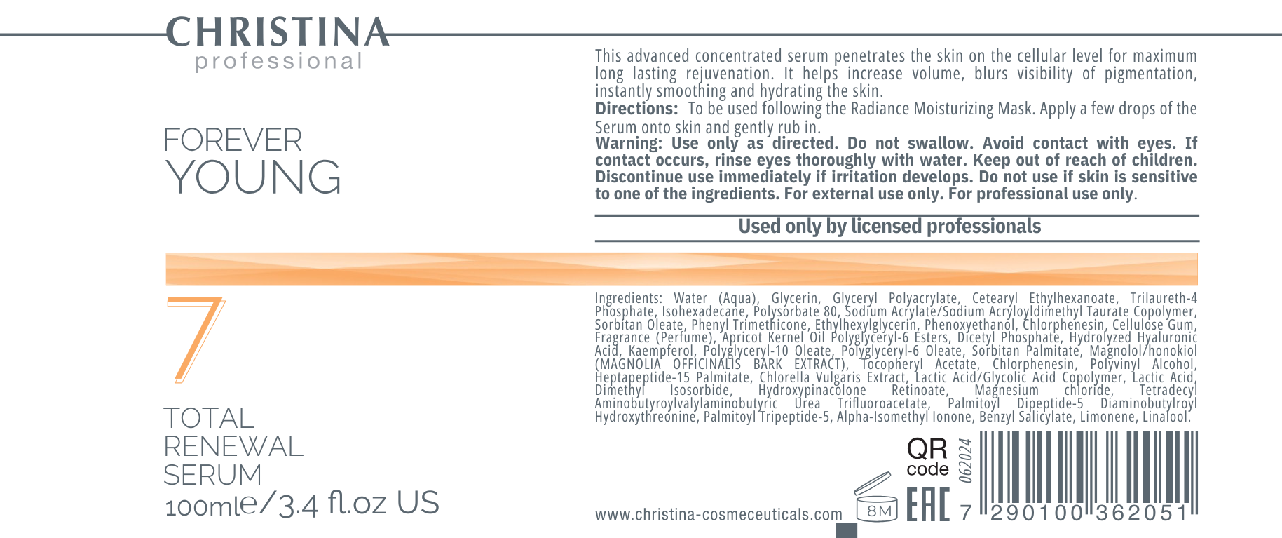 Odmładzające serum «Total» (krok 7)