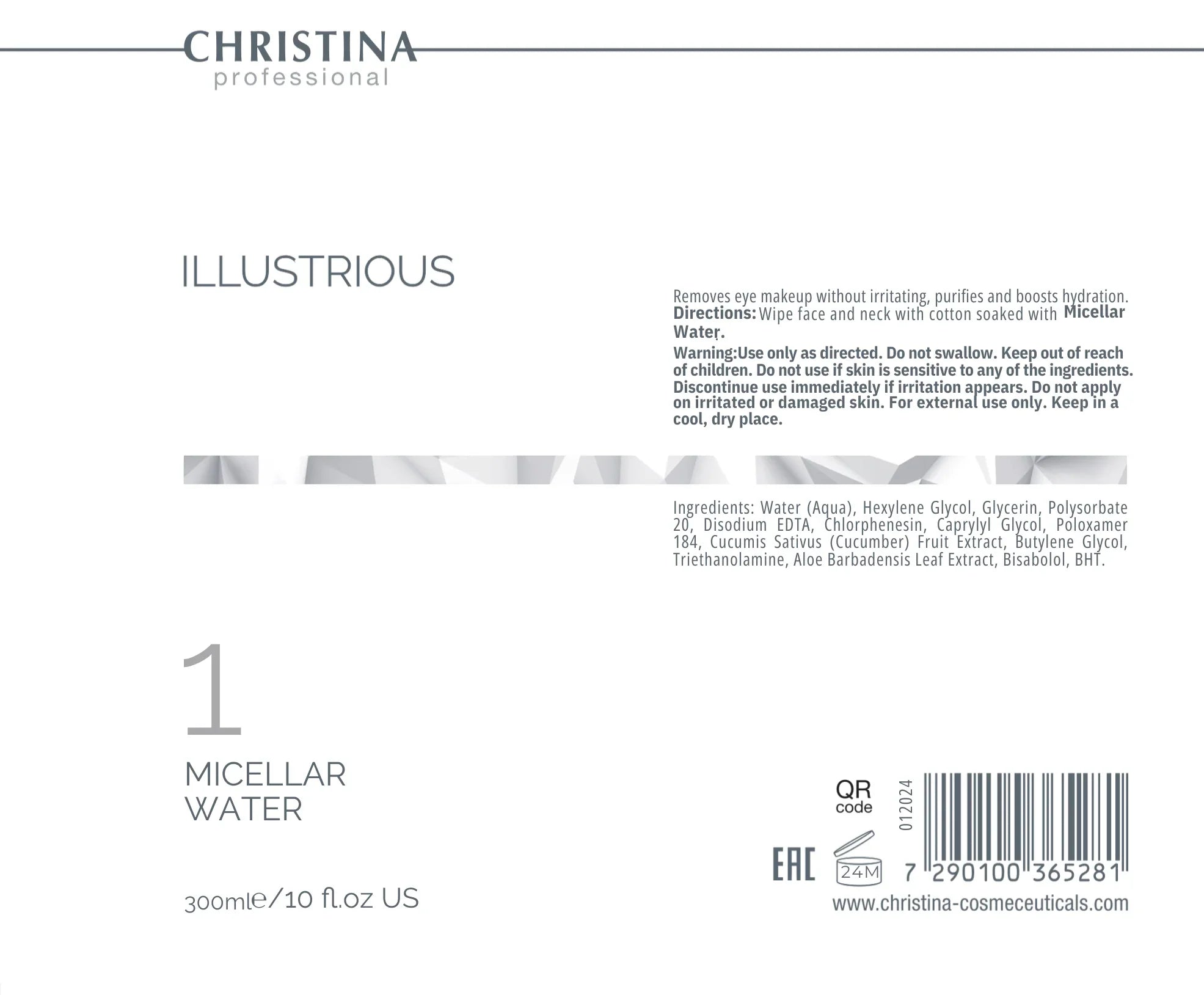 Christina Illustrious 1 Micellar Water