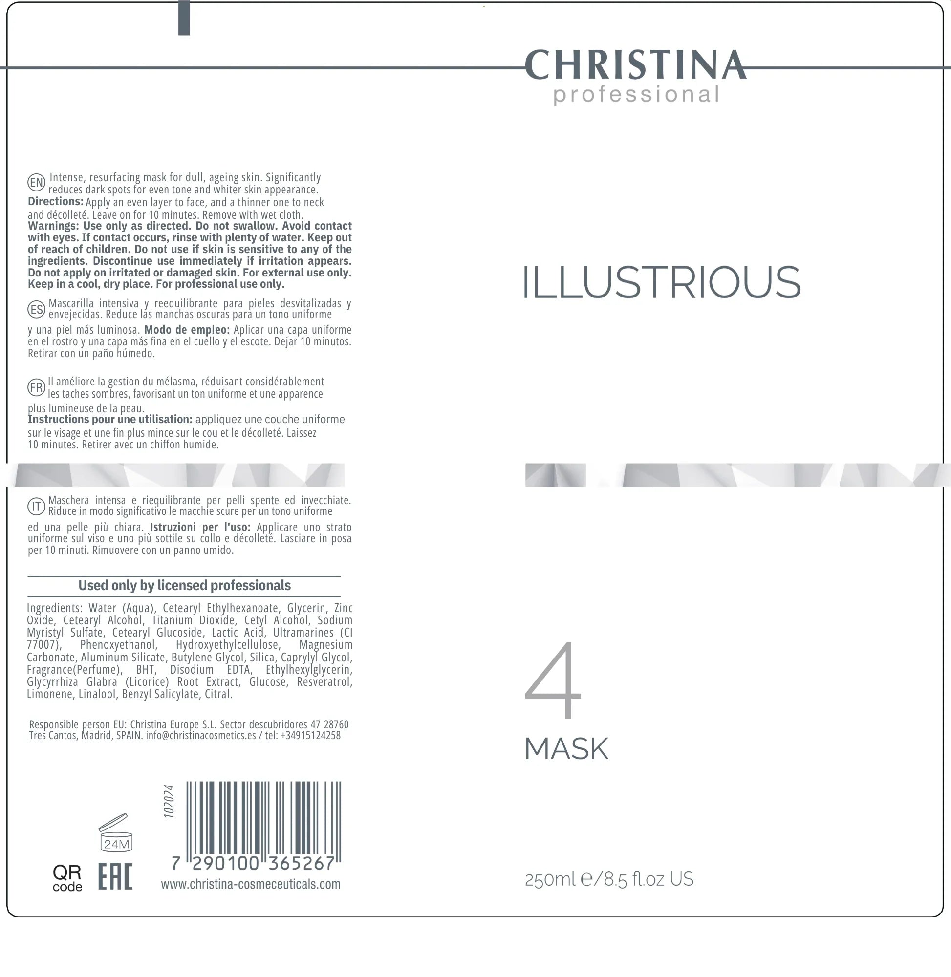 Christina Illustrious 4 Mask – maska do twarzy – mask