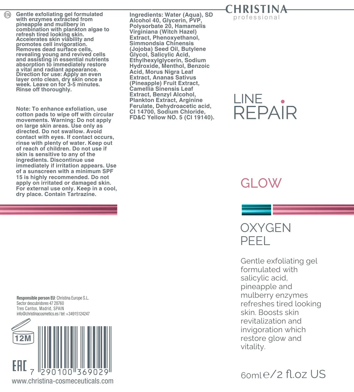 Christina Line Repair Glow Oxygen Peel – na trądzik