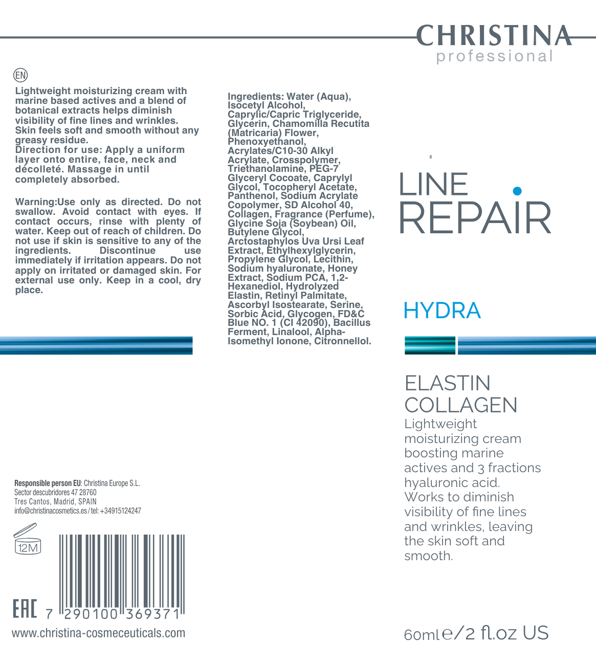Elastin Collagen