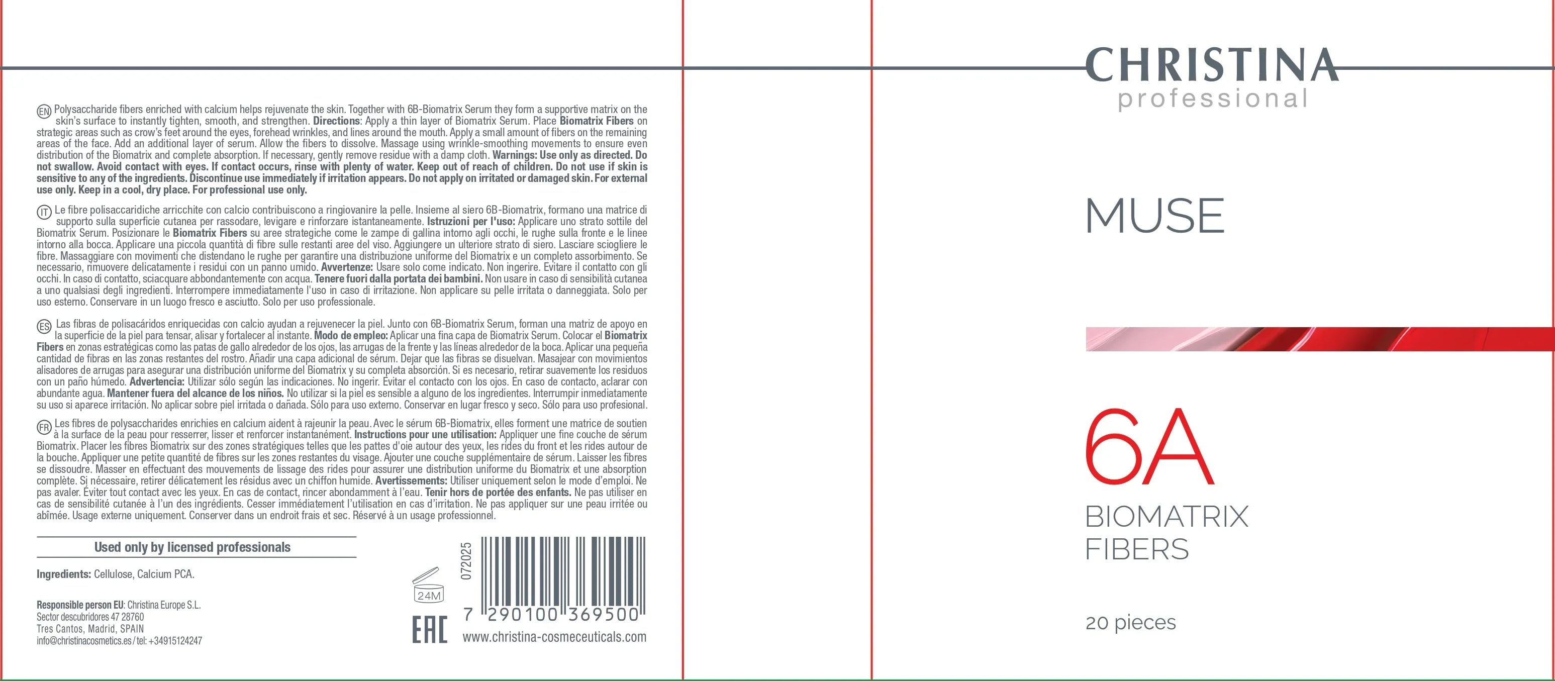 Christina Muse 6a Biomatrix Fibers