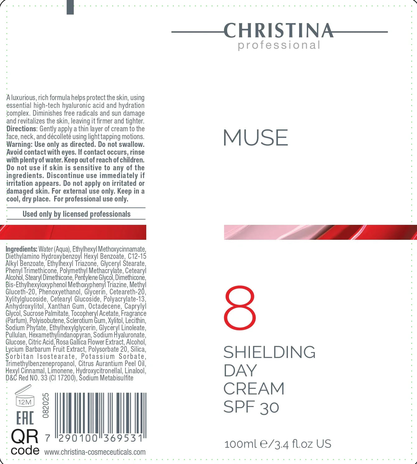 Christina Muse 8 Shielding Day Cream SPF 30 150 – SPF