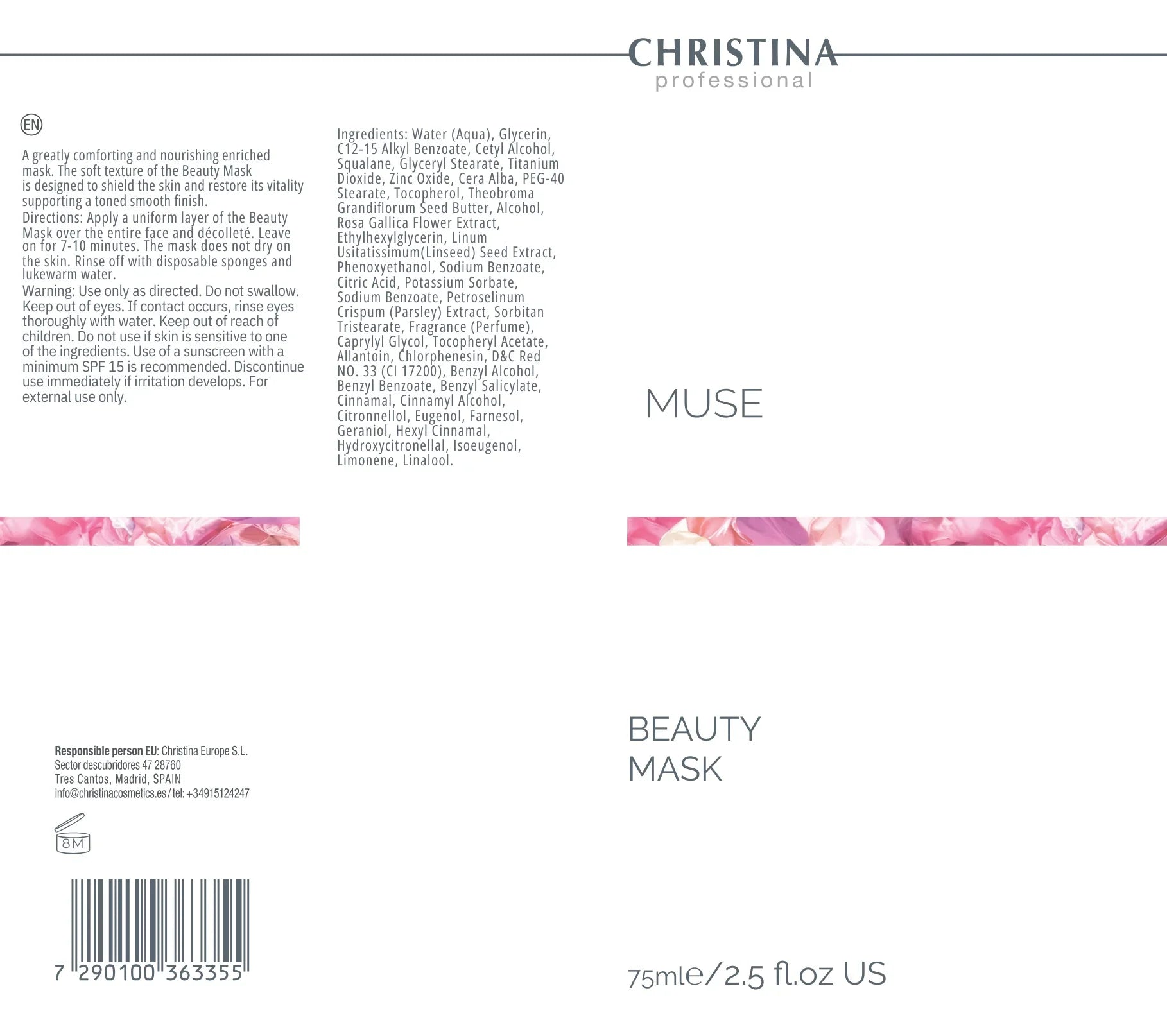 Christina Muse Beauty Mask – maska do twarzy – mask