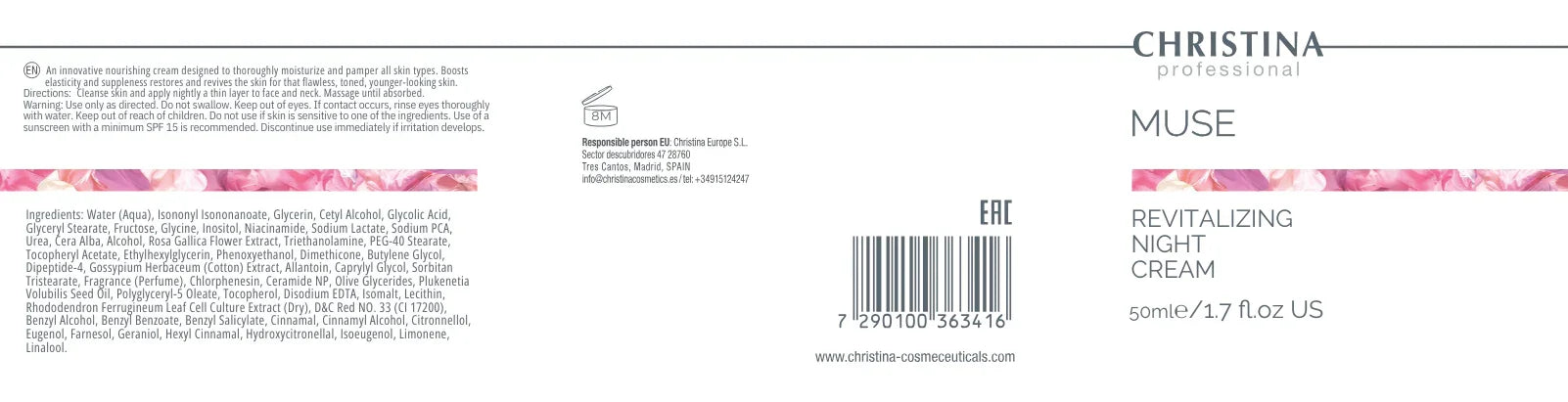 Christina Muse Revitalizing Night Cream