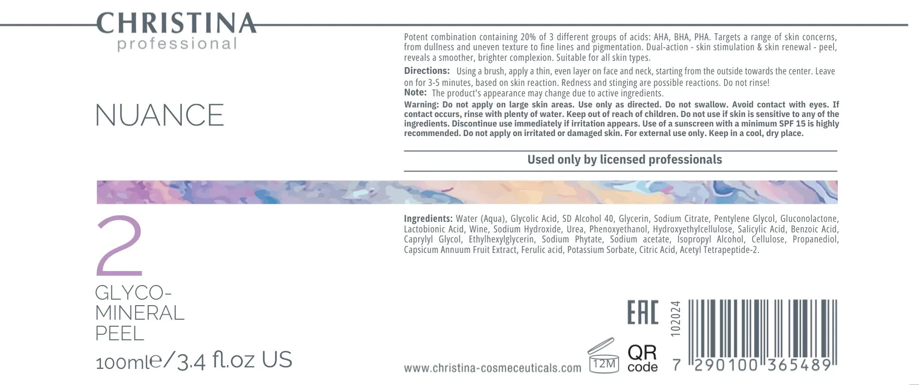 Christina Nuance 2 Glyco Mineral Peel – peeling do twarzy – na trądzik