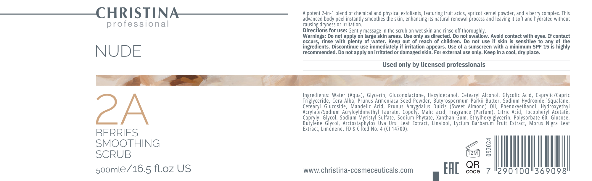 Wygładzający peeling jagodowy (krok 2A)