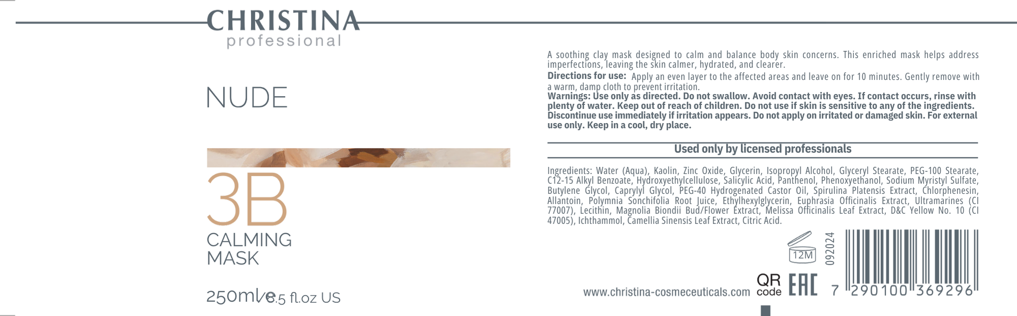 Maska kojąca (krok 3B)