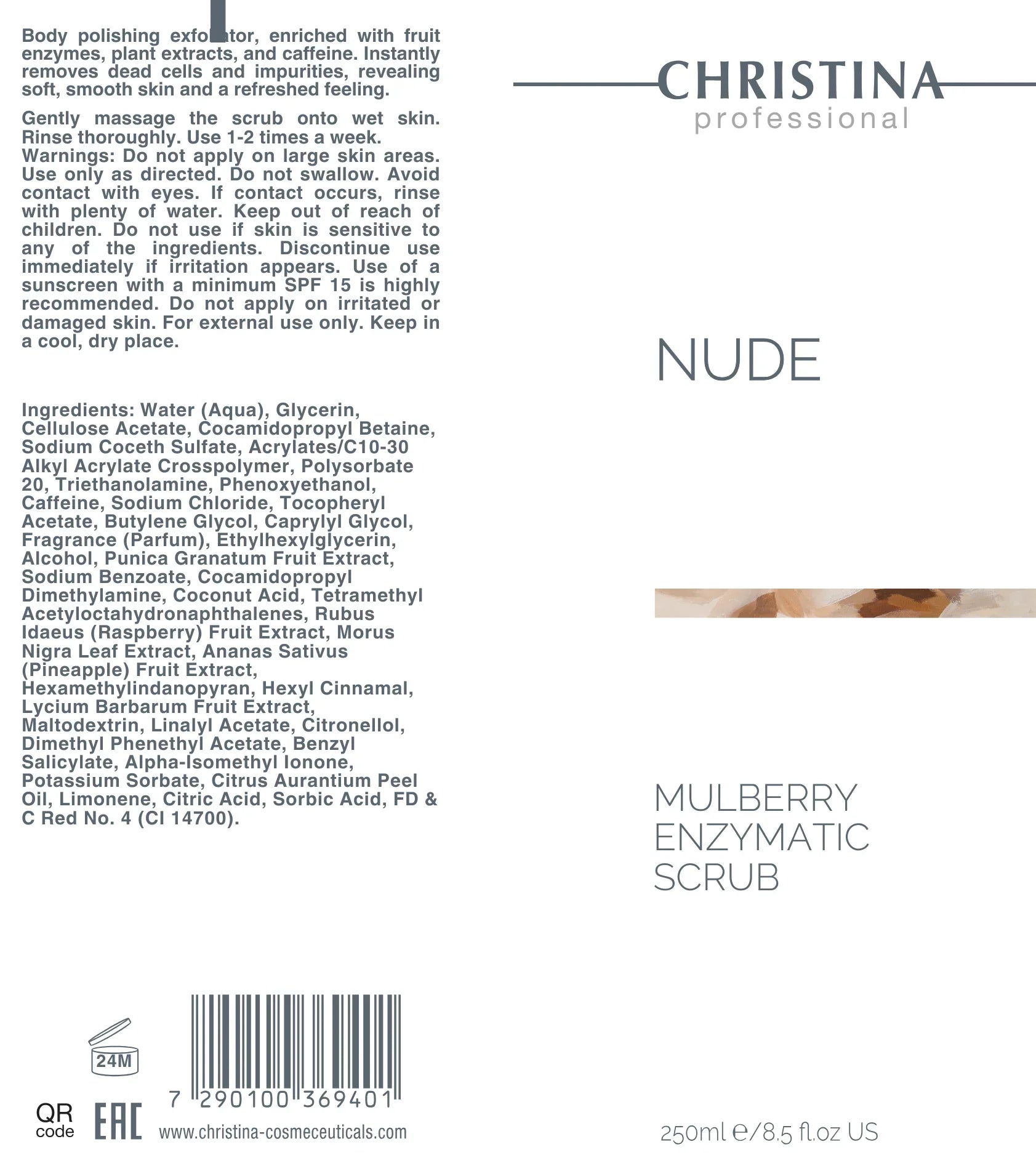 Christina Nude Mulberry Enzymatic Scrub – peeling do twarzy