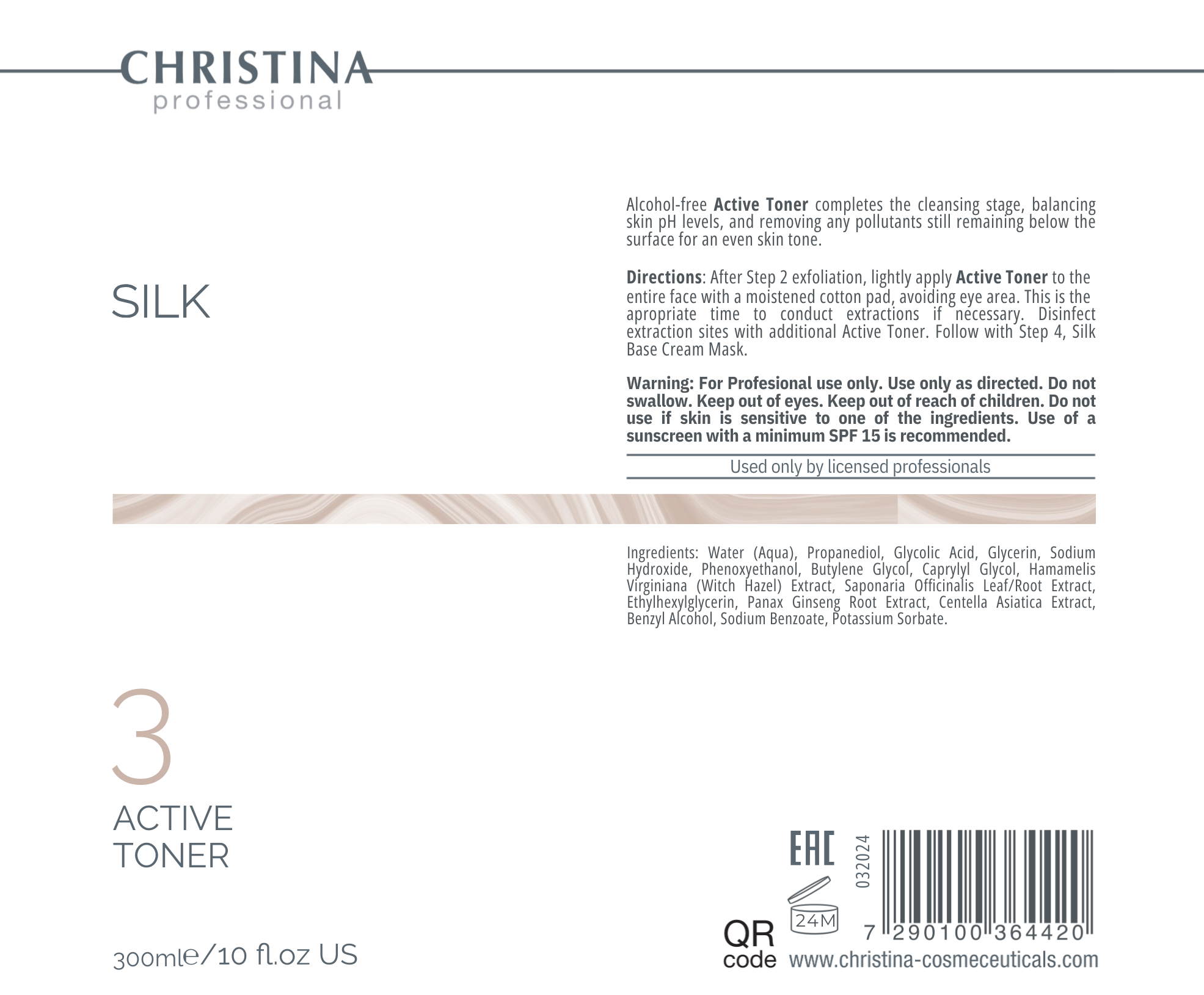 Tonik aktywny (krok 3)