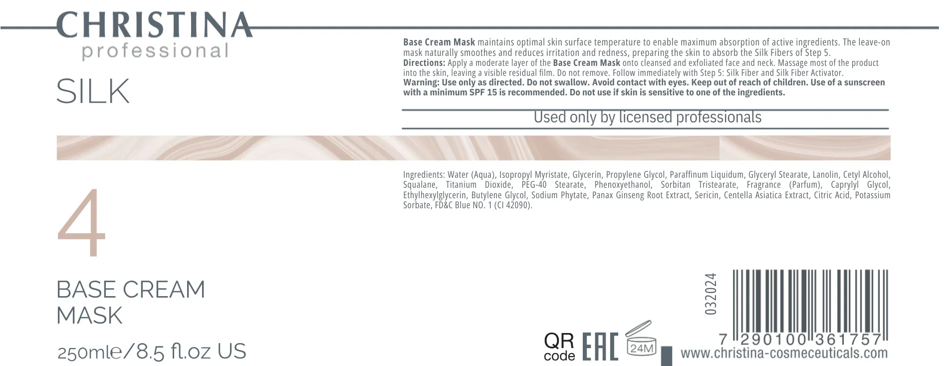 Christina Kremowa maska bazowa (krok 4) – SPF – mask