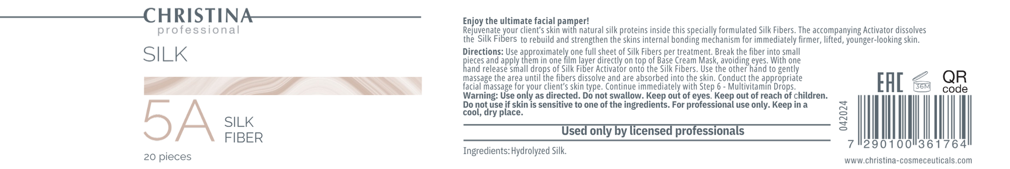 Włókna jedwabiu (krok 5A)