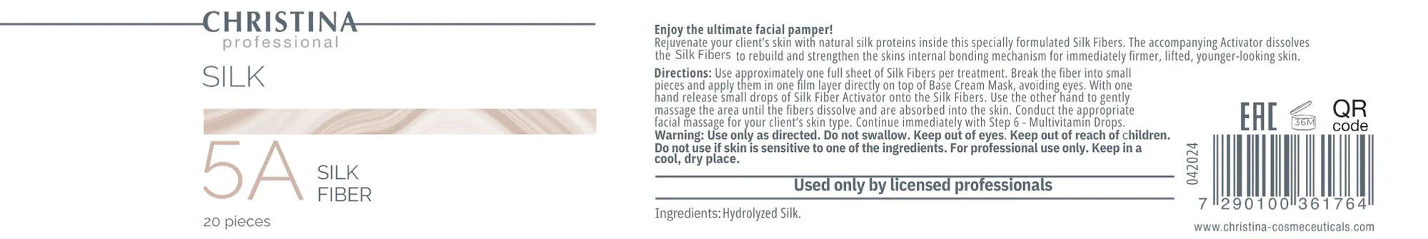 Christina Włókna jedwabiu (krok 5A)