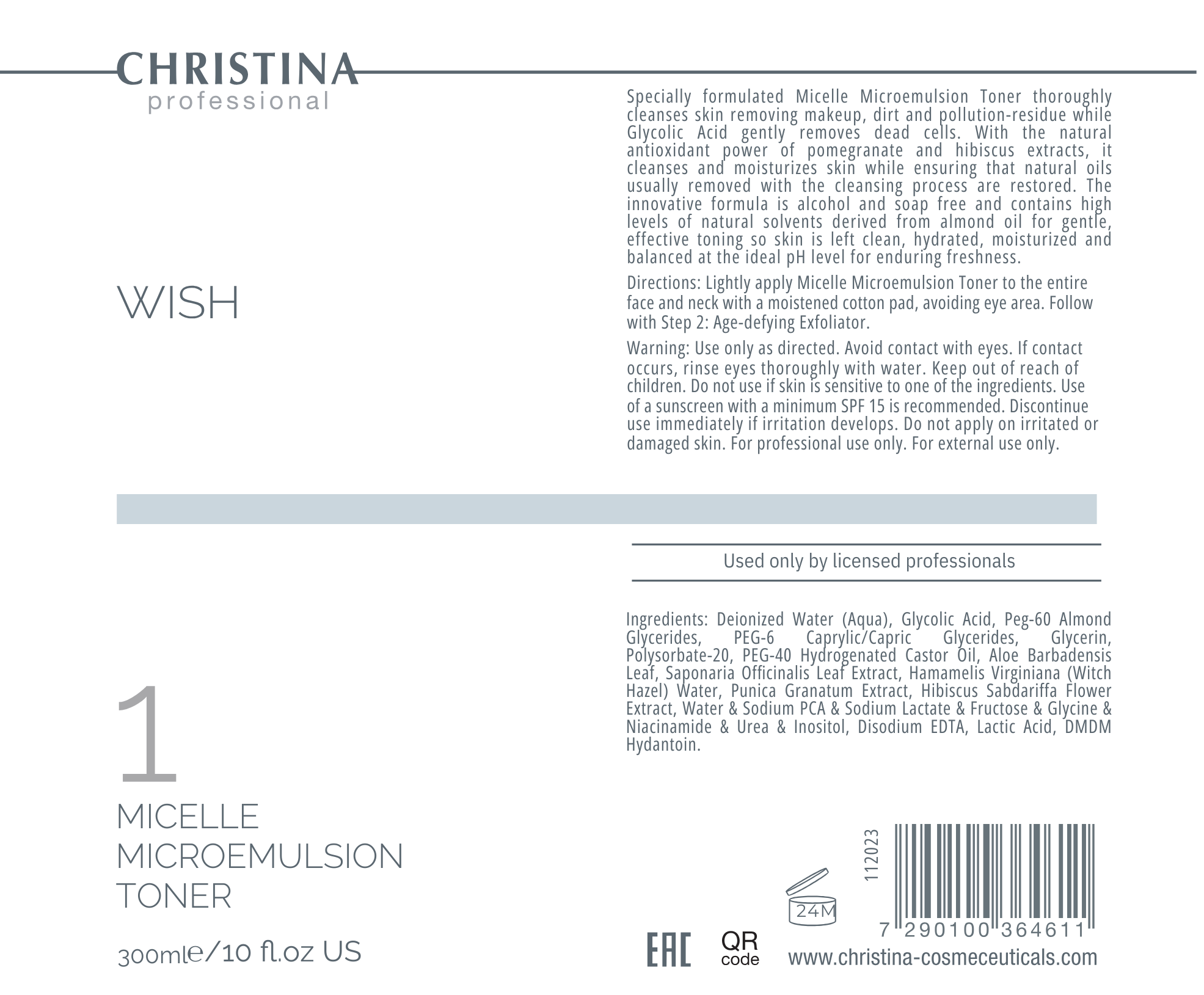 Micelarny tonik mikroemulsyjny (krok 1)