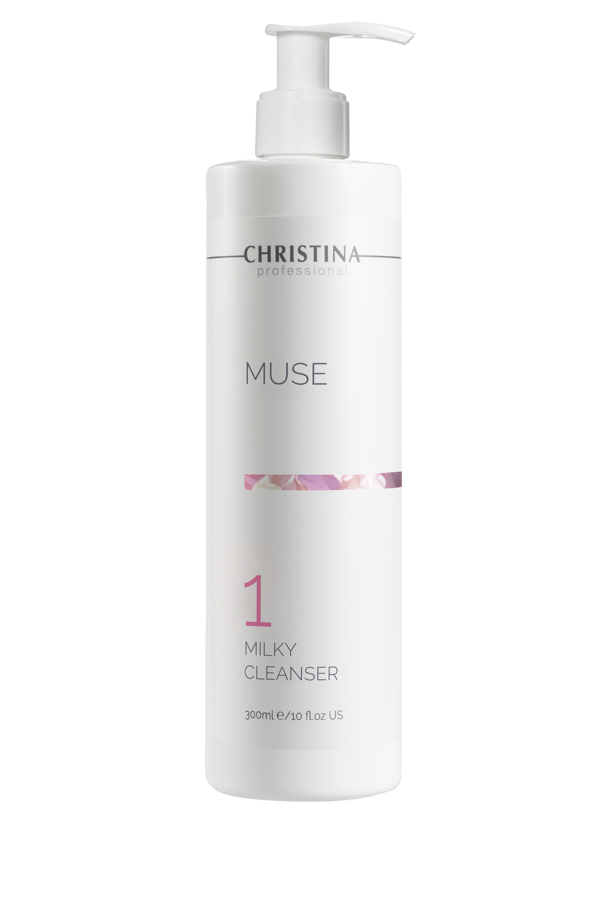 Christina Muse Milky Cleanser – cleansing milk (step 1), packshot, transparent background