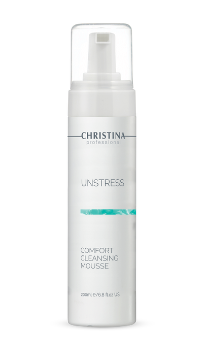 Christina Unstress Comfort Cleansing Mousse – na trądzik – na cerę naczynkową