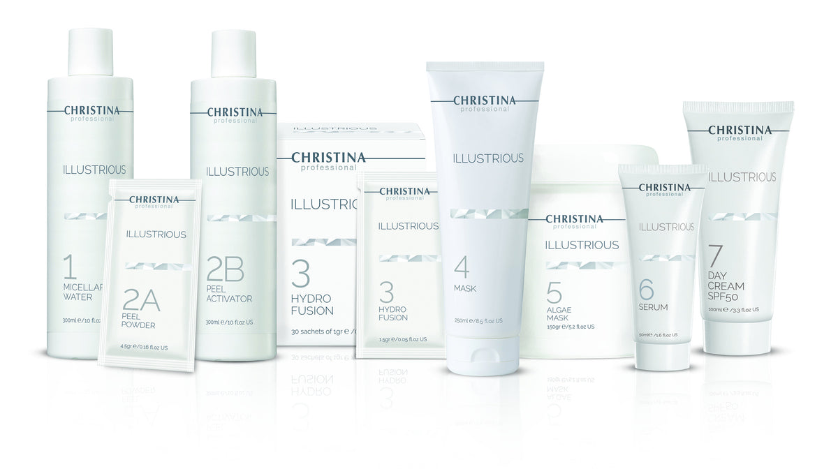 Christina Illustrious Professional — zestaw produktów gabinetowych linii