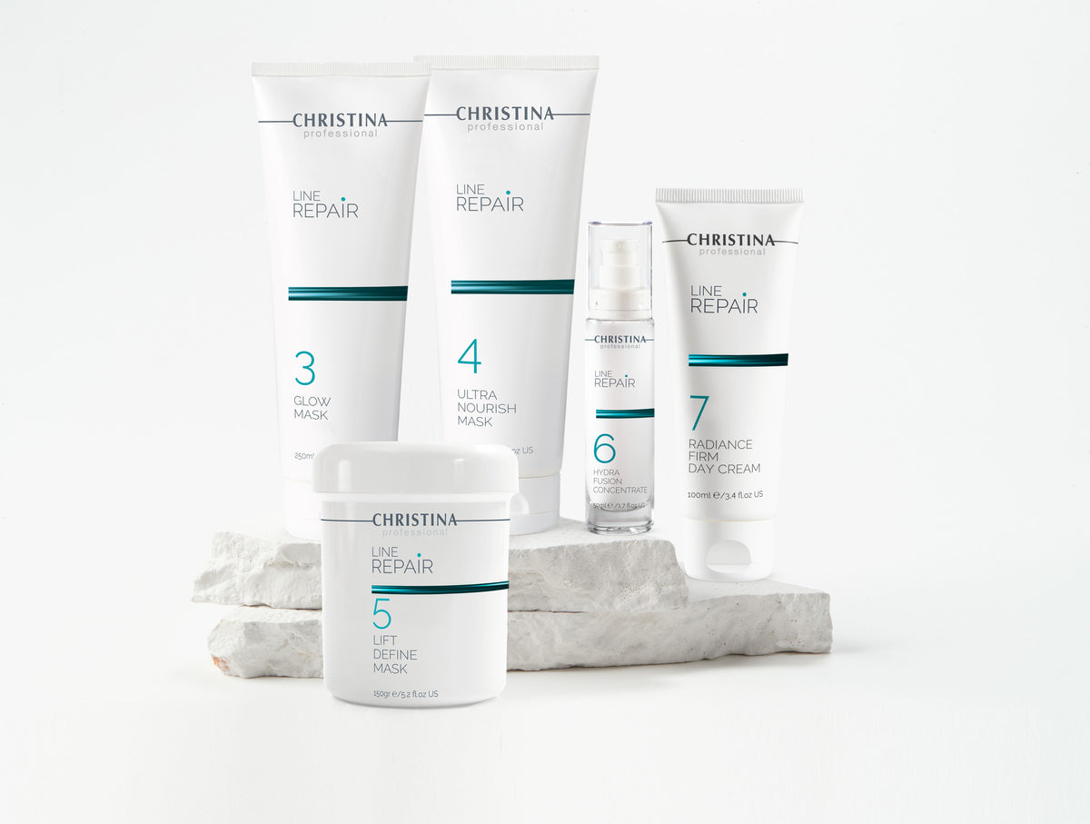 Christina Line Repair Professional — zestaw produktów gabinetowych linii