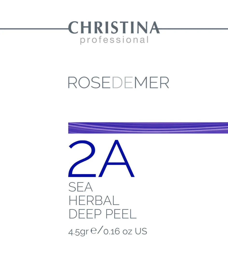 Rose de Mer 2A+2B Sea Herbal Deep Peel Kit (20 sachets + 2activ 