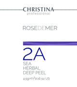 Christina Rose De Mer 2A+2B Sea Herbal Deep Peel Kit (20sachet+2activ) – face peel