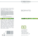 Christina BioPhyto 8b Ultimate Defense Tinted Day Cream SPF 20 – face cream – SPF – cream