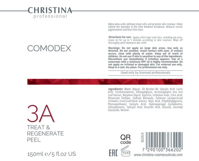 Christina Comodex 3A Treat&Regenerate Peel – peeling do twarzy – SPF – na trądzik