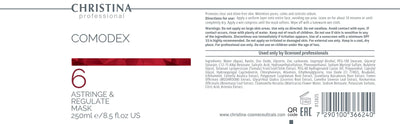 Christina Comodex 6 Astringe&Regulate Mask – maska do twarzy – SPF – na trądzik – mask
