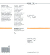 Aplikacja serum konturującego Christina Forever Young - profesjonalna pielęgnacja ujędrniająca z peptydami redukująca oznaki starzenia