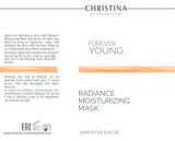 Forever Young Radiance Moisturizing Mask Maska nawilżająca z peptydami