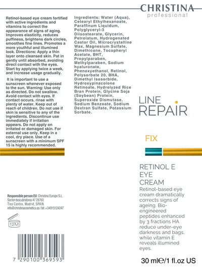Christina Line Repair Fix Retinol E Eye Cream – krem pod oczy – retinol – cream