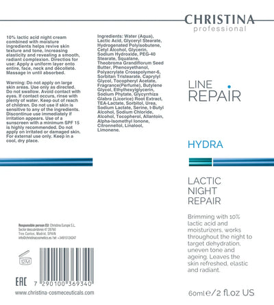 Christina Line Repair Hydra Lactic Night Repair