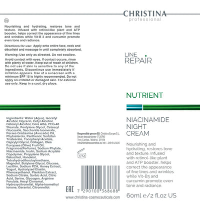 Christina Line Repair Nutrient Niacinamide Night Cream – na trądzik