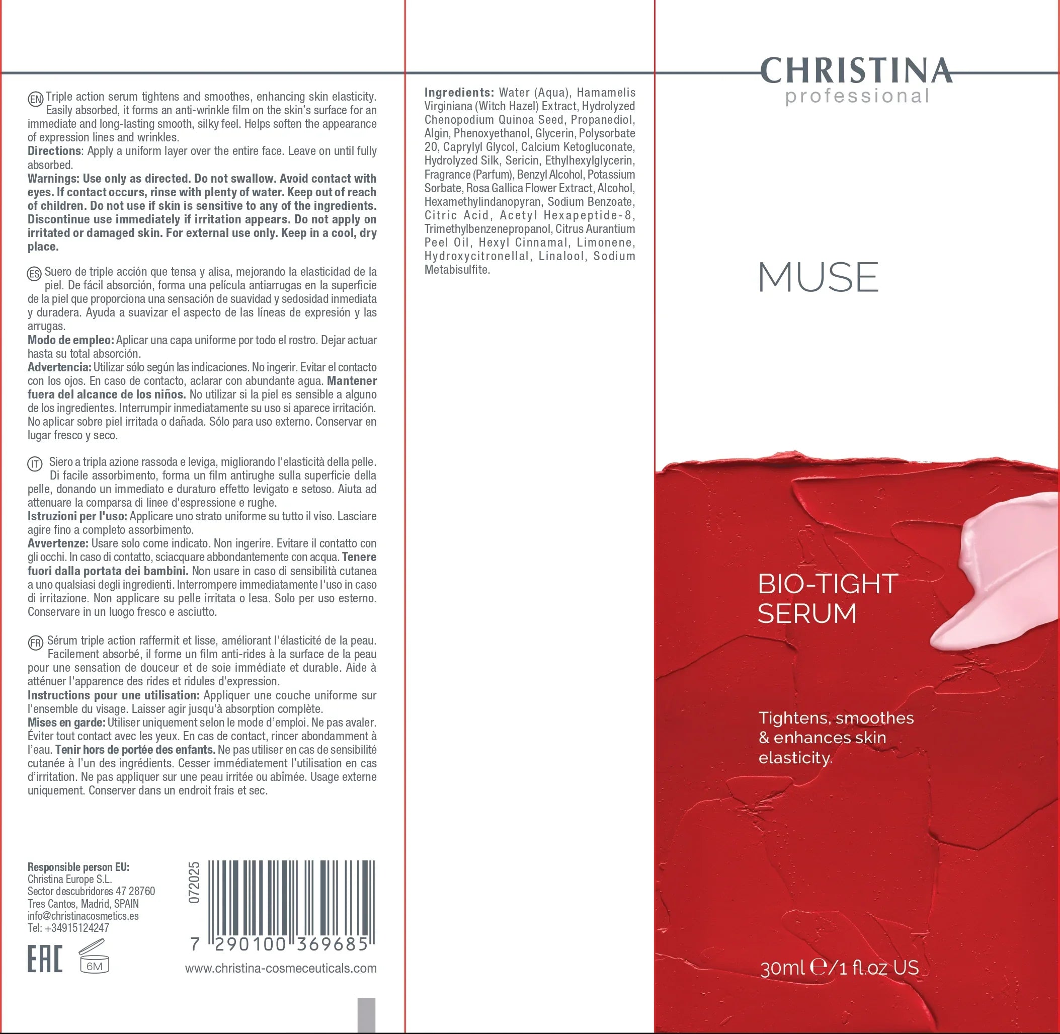 Muse Bio Tight Serum — ujędrniające | Christina – Christina Cosmetics