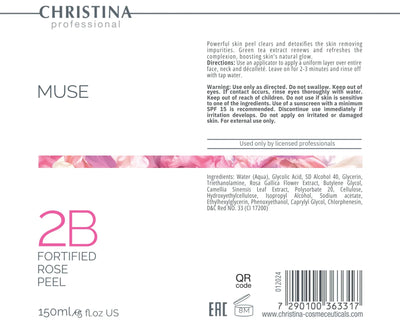 Christina Wzmocniony peeling różany (krok 2B) – SPF – na trądzik