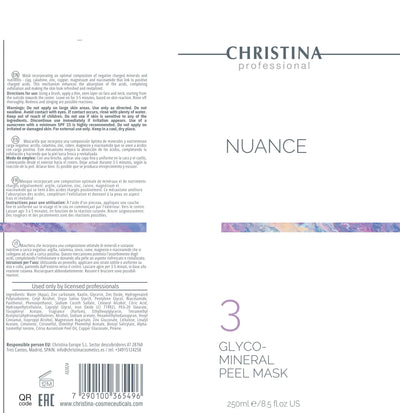 Christina Nuance 3 Glyco Mineral Peel Mask – maska do twarzy – na trądzik – mask