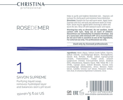 Christina Rose de Mer 1 Savon Supreme – na trądzik