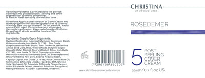 Post peeling cover cream (step 5)