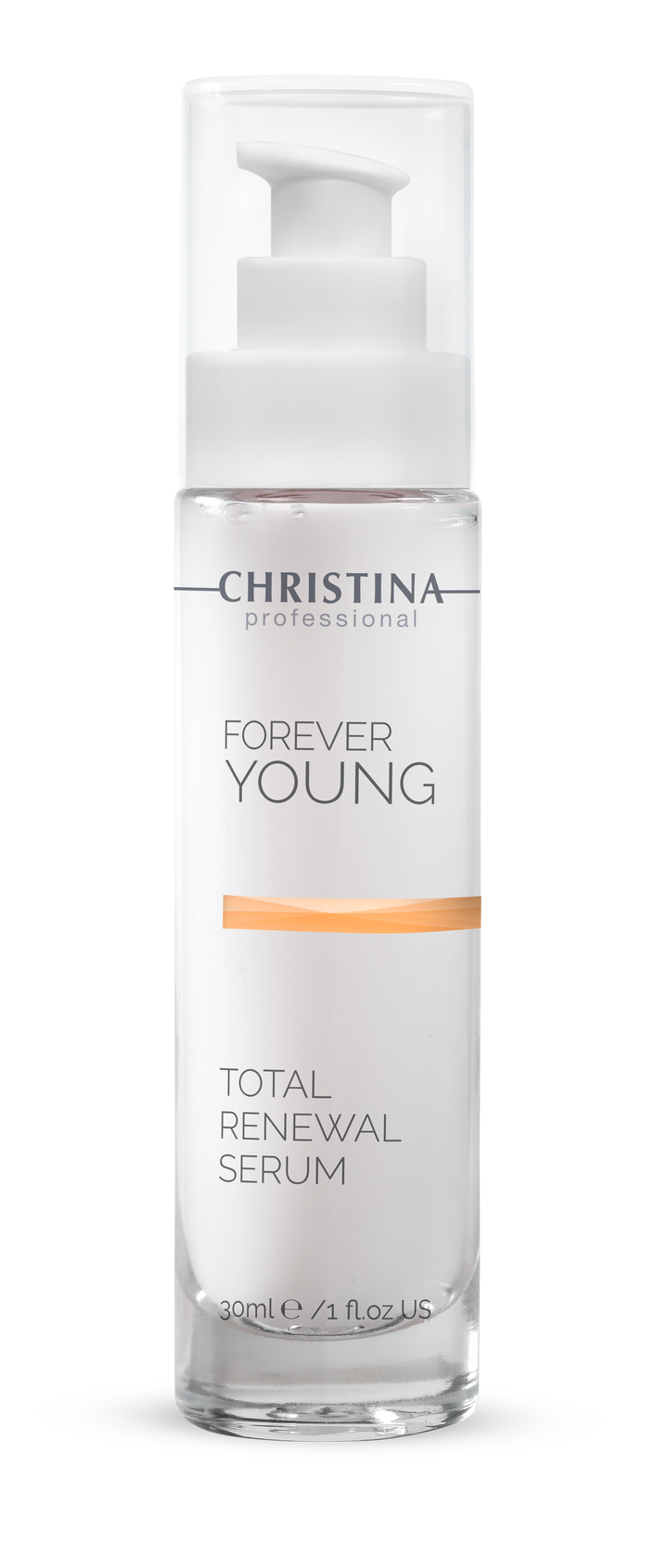 Christina Forever Young Total Renewal rejuvenating serum 30 ml - luxurious packaging with a dropper for facial care