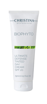Christina BioPhyto Ultimate Defense Tinted Day Cream SPF 20 – sunscreen cream – SPF – for acne-prone skin