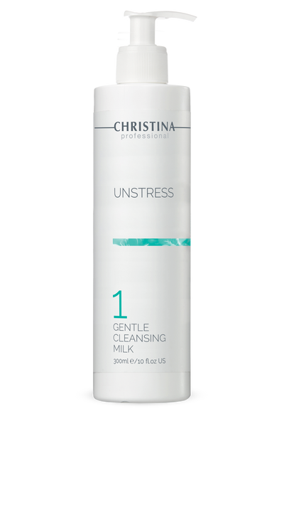 Unstress Step 1:Gentle Cleansing Milk — Mleczko oczyszczające z probiotykami kojące (cera wrażliwa)