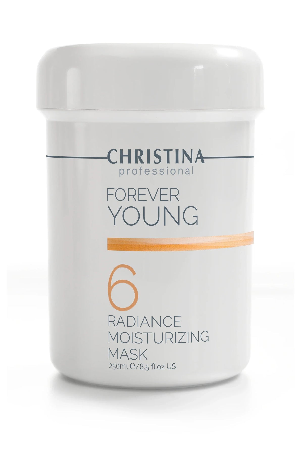 Radiance hydrating mask (step 6) by Christina Professional provides intense hydration and antioxidant protection.