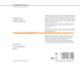 Gentle Cleansing Milk by Christina 300 ml - active ingredients